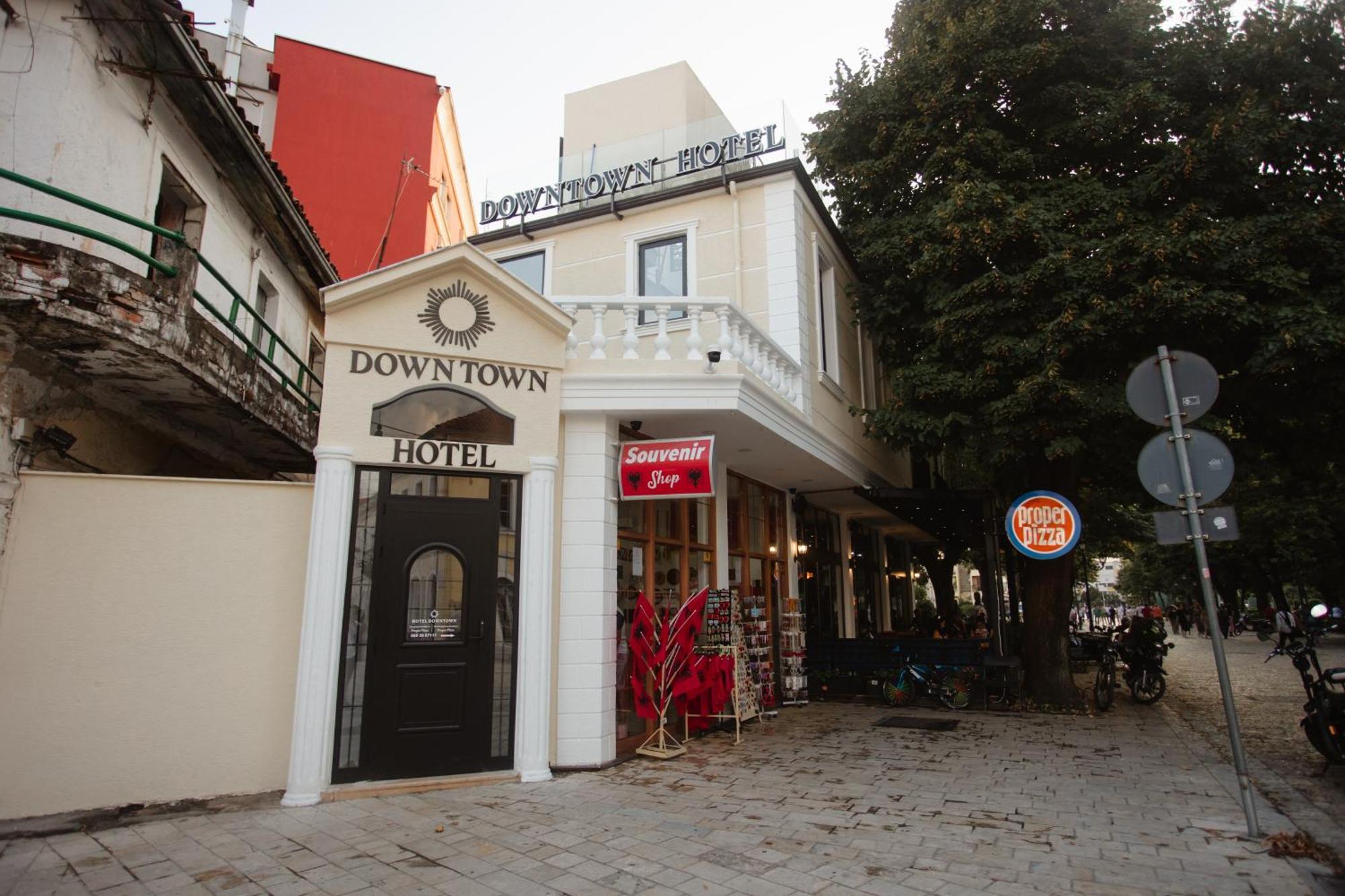 Downtown Hotel Shkodër Buitenkant foto